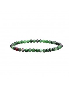 Bracelet de rubis zoisite 4mm