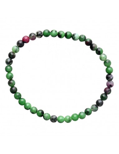 Pulseira de Rubi Zoisite 4mm
