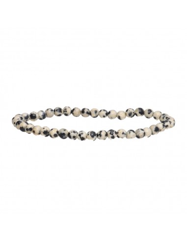 Bracelet de Jaspe Dalmatien 4mm