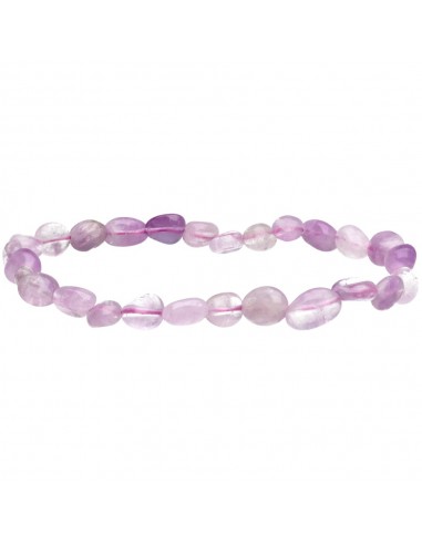 Pulsera Rodados de Amatista Lavanda