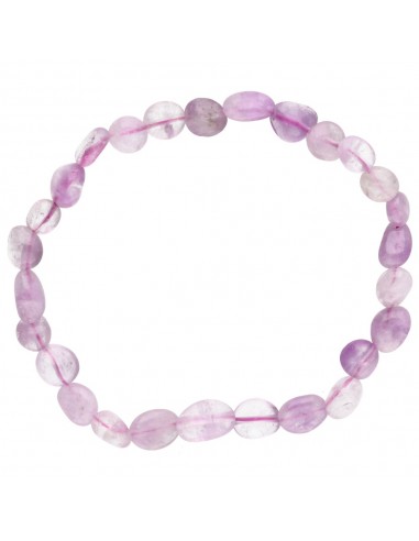 Pulsera Rodados de Amatista Lavanda