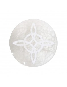 Placa circular com nó de...