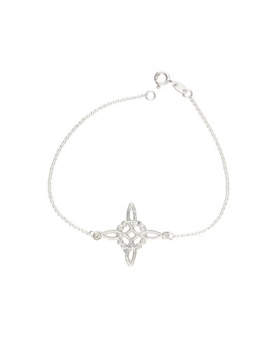 Pulsera Nudo de Bruja en Plata de Ley...