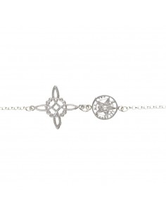 Pulseira com nó de bruxa e...