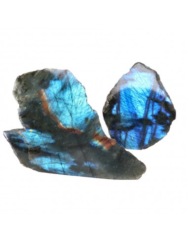 Labradorite Plates with Polished Base