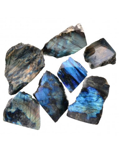 Labradorite Plates with Polished Base
