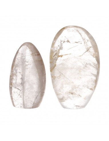 Formes de quartz prismatique poli
