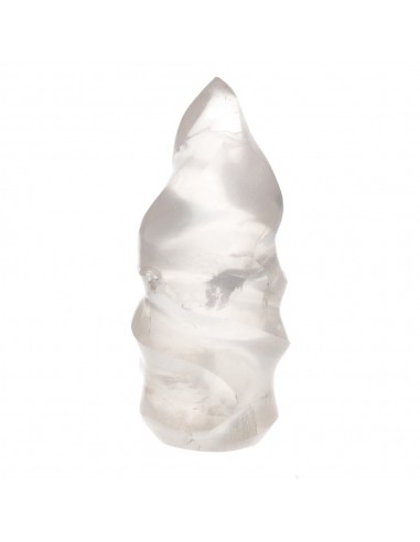 Espigas de quartzo de prisma em espiral