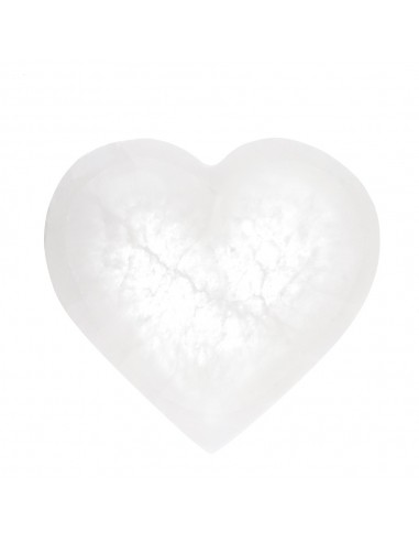 Medium Selenite Heart Bowl