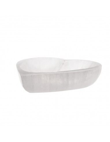 Bol à coeur moyen en sélénite