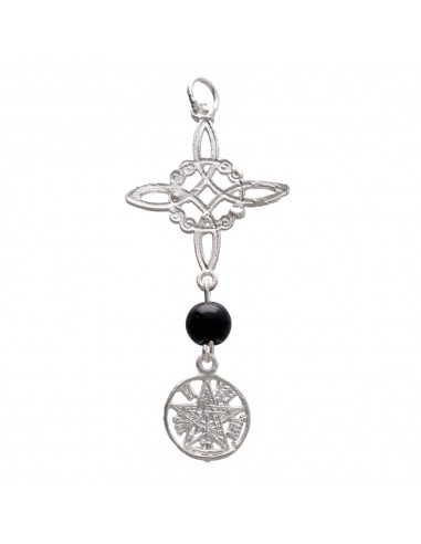 Nœud de sorcière et tétragramme avec...