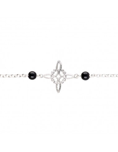 Pulseira grande de nó de bruxa com...