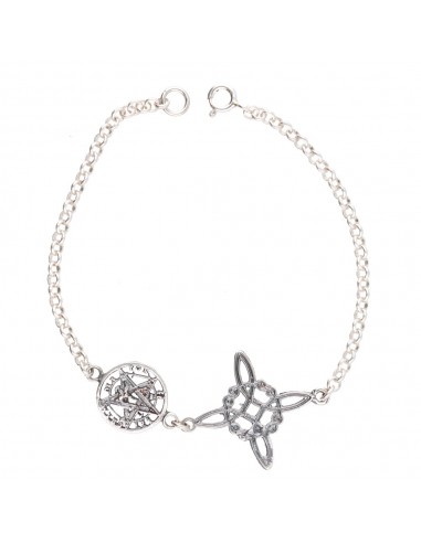 Pulsera Nudo de Bruja y Tetragrámaton...