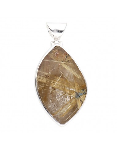 Pendentif en argent 925 en quartz...