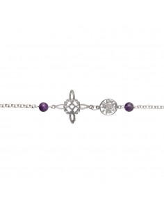 Pulsera Nudo de Bruja y...