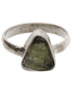 Moldavite Ring in 925... 2
