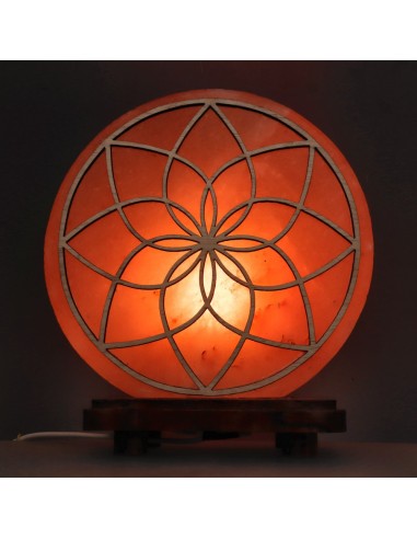 Mandala Salt Lamp