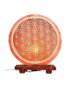 Lâmpada de sal Flor da Vida