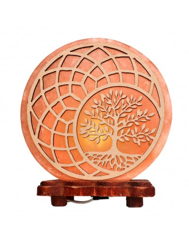 Lâmpada de sal com sementes cósmicas