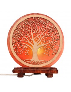 Lâmpada de sal da árvore da...