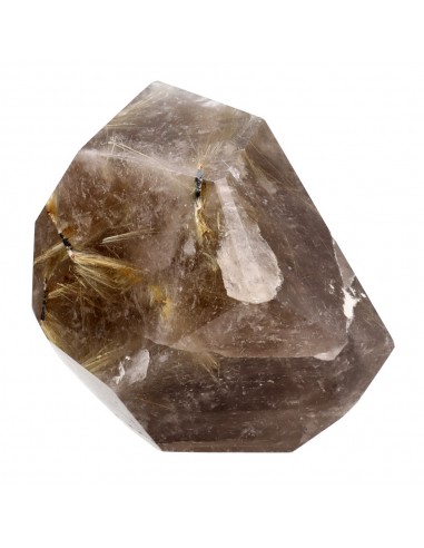 Polished Smoky Rutilated Quartz (CR10)