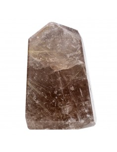 Quartz Rutilé Fumé Poli (CR13)