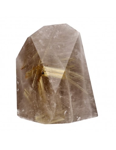 Polished Smoky Rutilated Quartz (CR15)