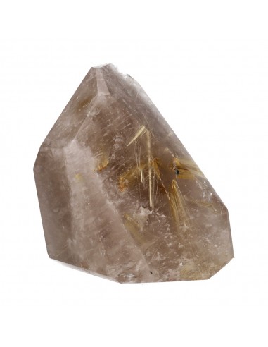 Polished Smoky Rutilated Quartz (CR15)