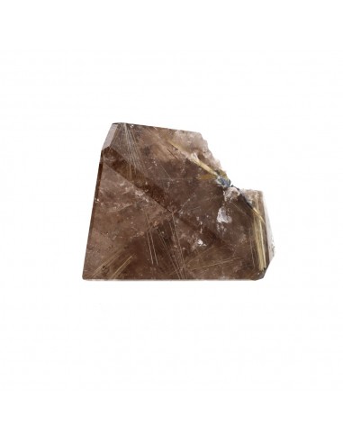 Polished Smoky Rutilated Quartz (CR18)