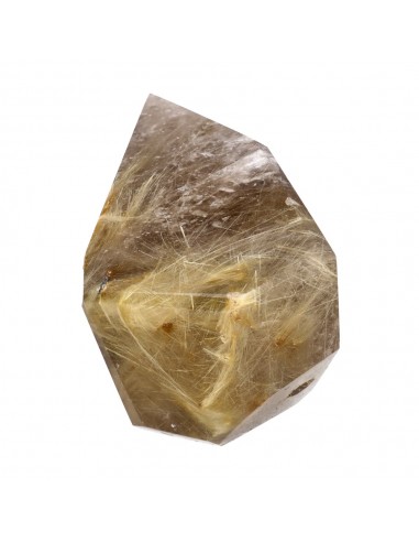 Polished Smoky Rutilated Quartz (CR19)
