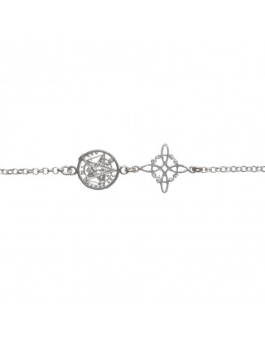 Pulseira pequena com nó de bruxa e...