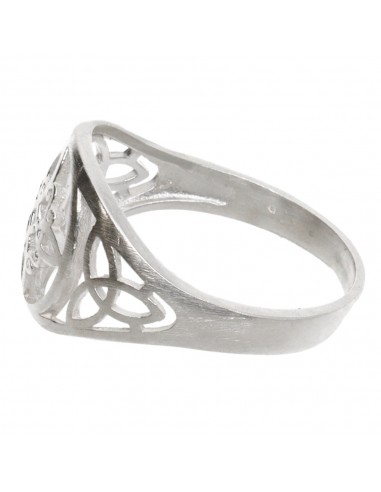 Anel Nó de Bruxa e Nó Celta em prata...