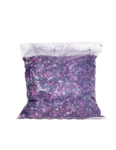 Fragmentos de ágata tingida