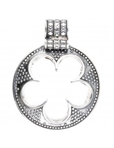 Grand pendentif plat de...