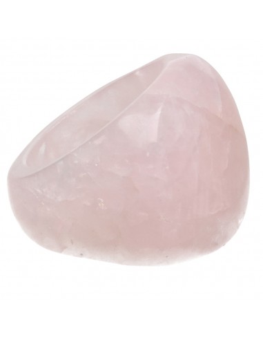Anillo Grueso Cuarzo Rosa