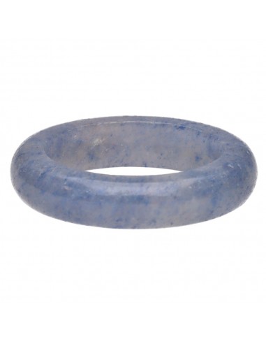 Anel de quartzo azul