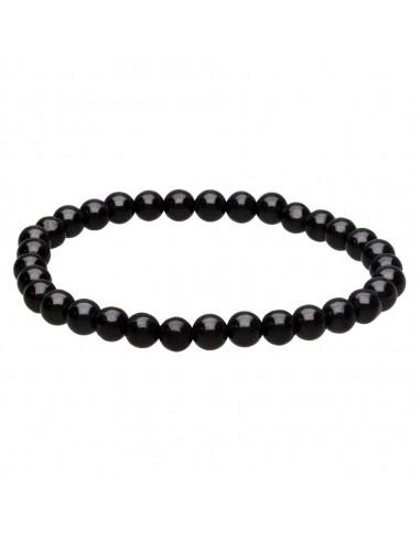 Bracelet de Jade noir 6mm