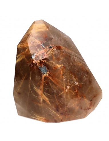 Quartz Rutilé Fumé Poli (CR26)