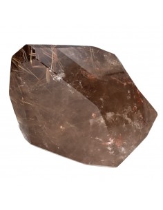 Quartz Rutilé Fumé Poli (CR28)