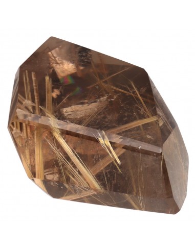 Polished Smoky Rutilated Quartz (CR29)
