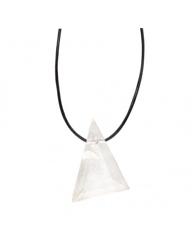 Quartz Pendant with Random Rope