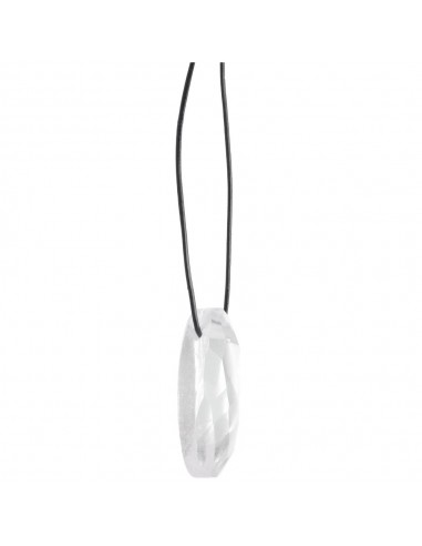 Pendentif en quartz avec corde aléatoire