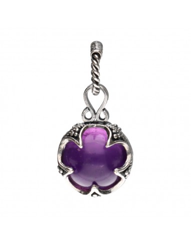 Gotland Pendant Amethyst 12mm in 925...