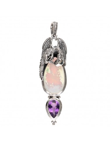 Pingente Pele de Dragão Opala 925...