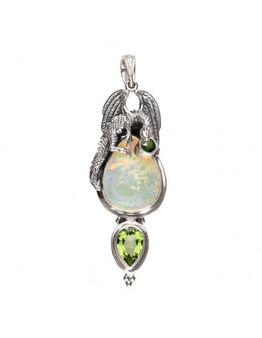 Pingente de Opala em Prata de Lei 925...