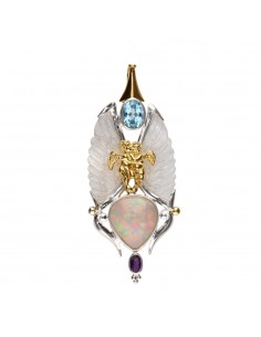 Colgante de Ópalo Plata de...