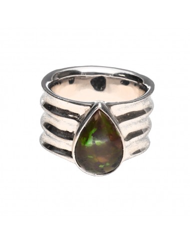 Black Opal Ring Sterling Silver 925...