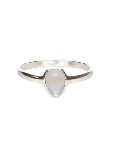 Small Moonstone Drop Ring in 925...