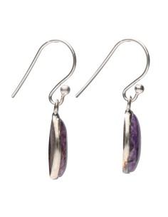 Pendientes Ojo de Charoita... 2