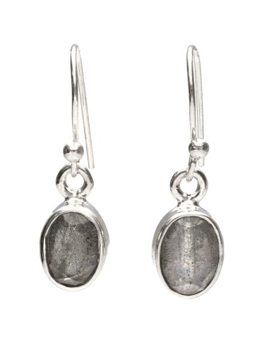 Pendientes Óvalo de Labradorita...